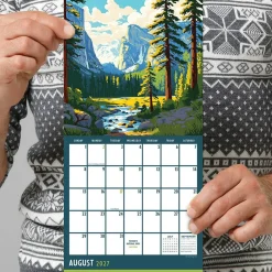 2027 National Parks-Art Mini Calendar