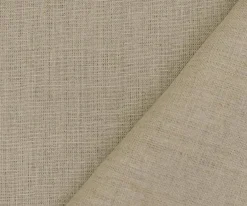 Natural Beige Spence Bryson Solid Slub Texture Irish Linen Woven Fabric By the Yard