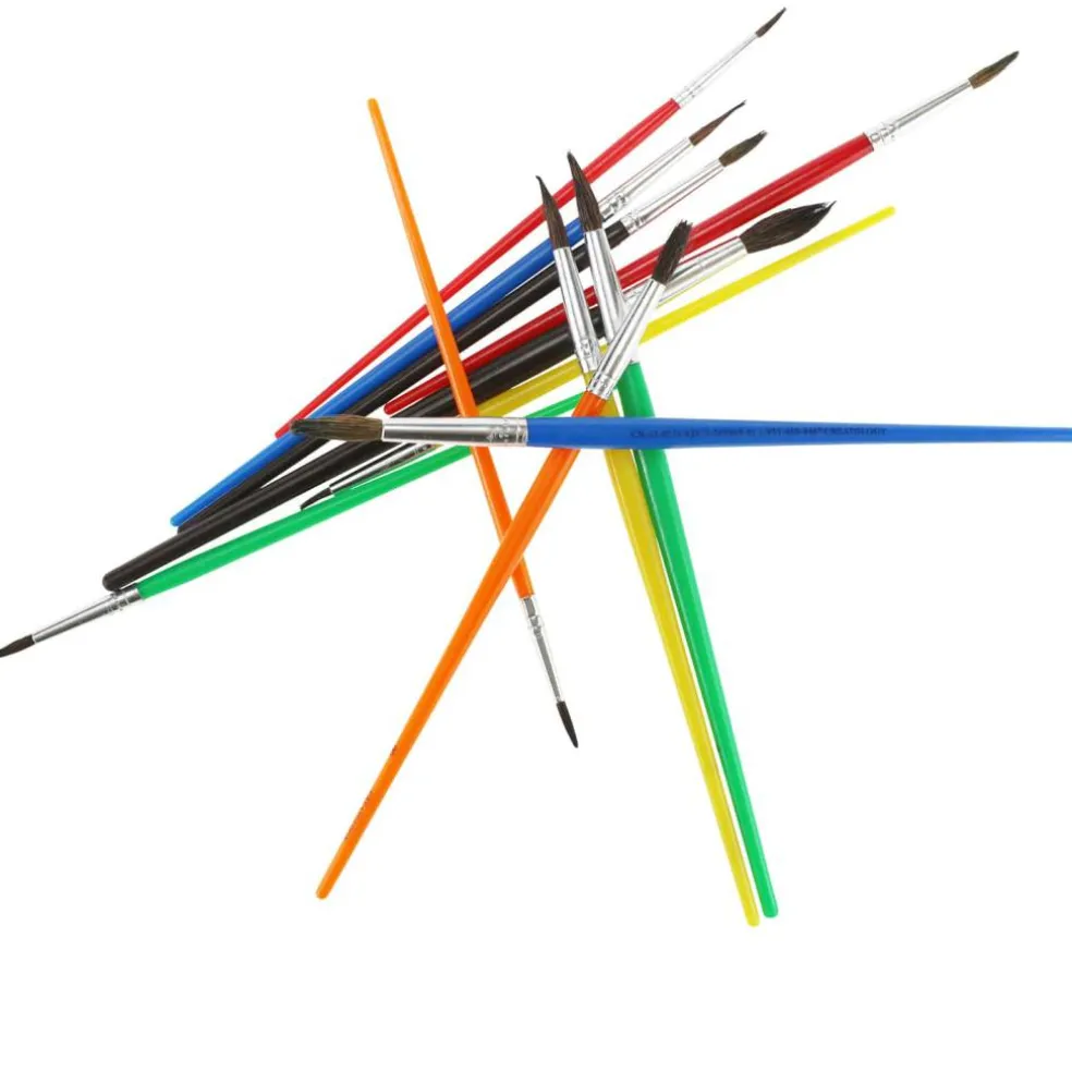Natural Bristle Paintbrushes by Creatology™