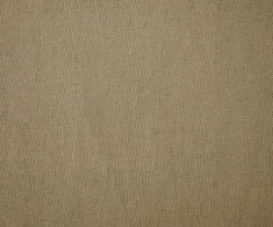 Natural Brown Solid Linen Woven Shirting Fabric By the Yard