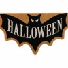 Natural Coir Halloween Bat Shaped Doormat