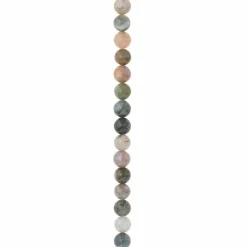 Natural Green Mix Agate Round Beads, 12mm by Bead Landing™
