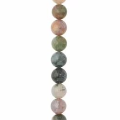 Natural Green Mix Agate Round Beads, 12mm by Bead Landing™