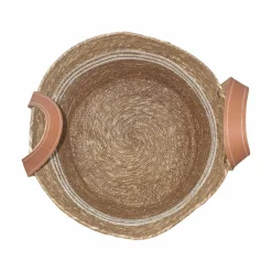 12" Natural Jute Woven Storage Basket by Ashland®