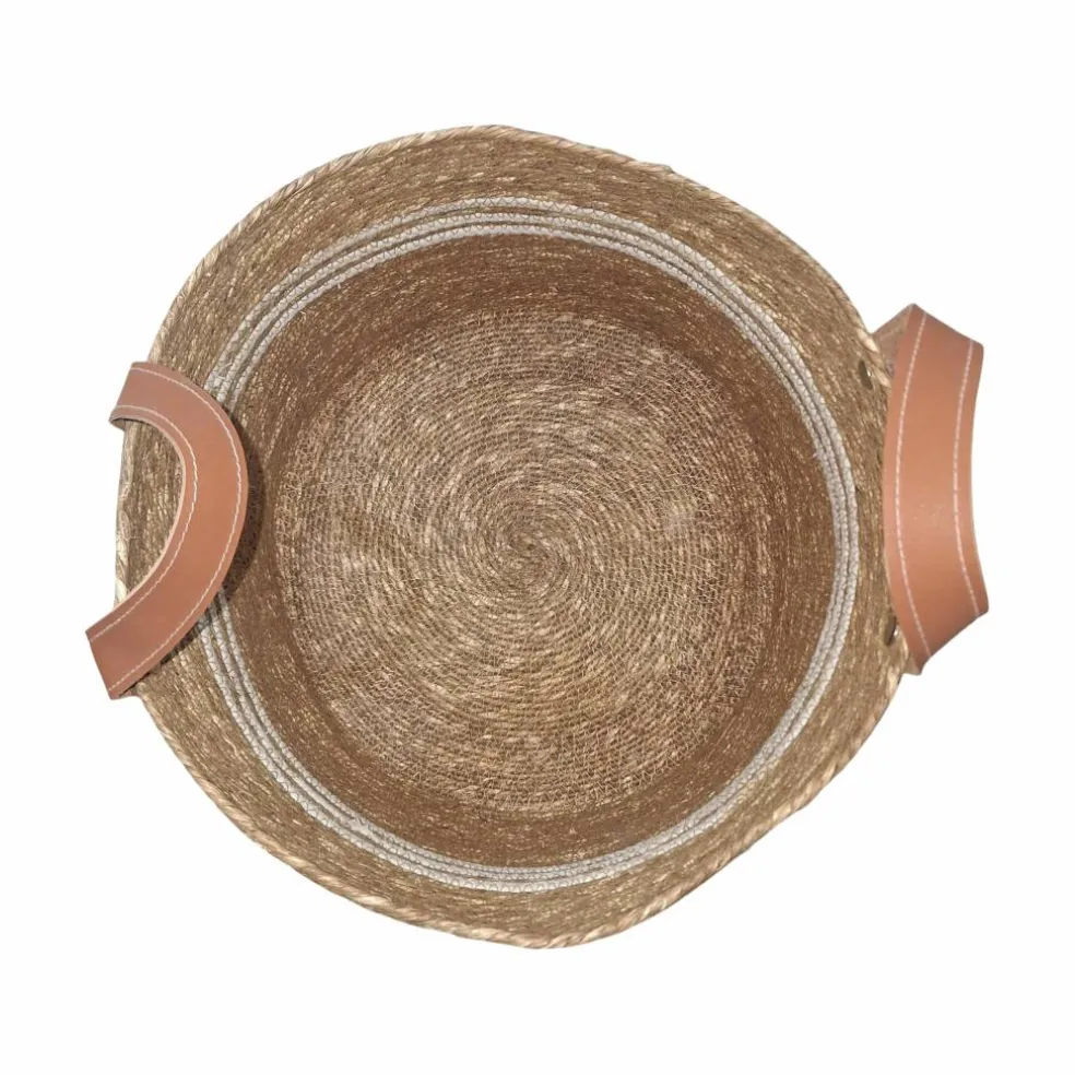 12" Natural Jute Woven Storage Basket by Ashland®
