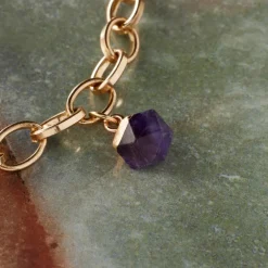 Natural Stone Faceted Ball Charm by Bead Landing™