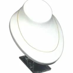 2 Necklace Display Adjusts 3X White Bust Unit