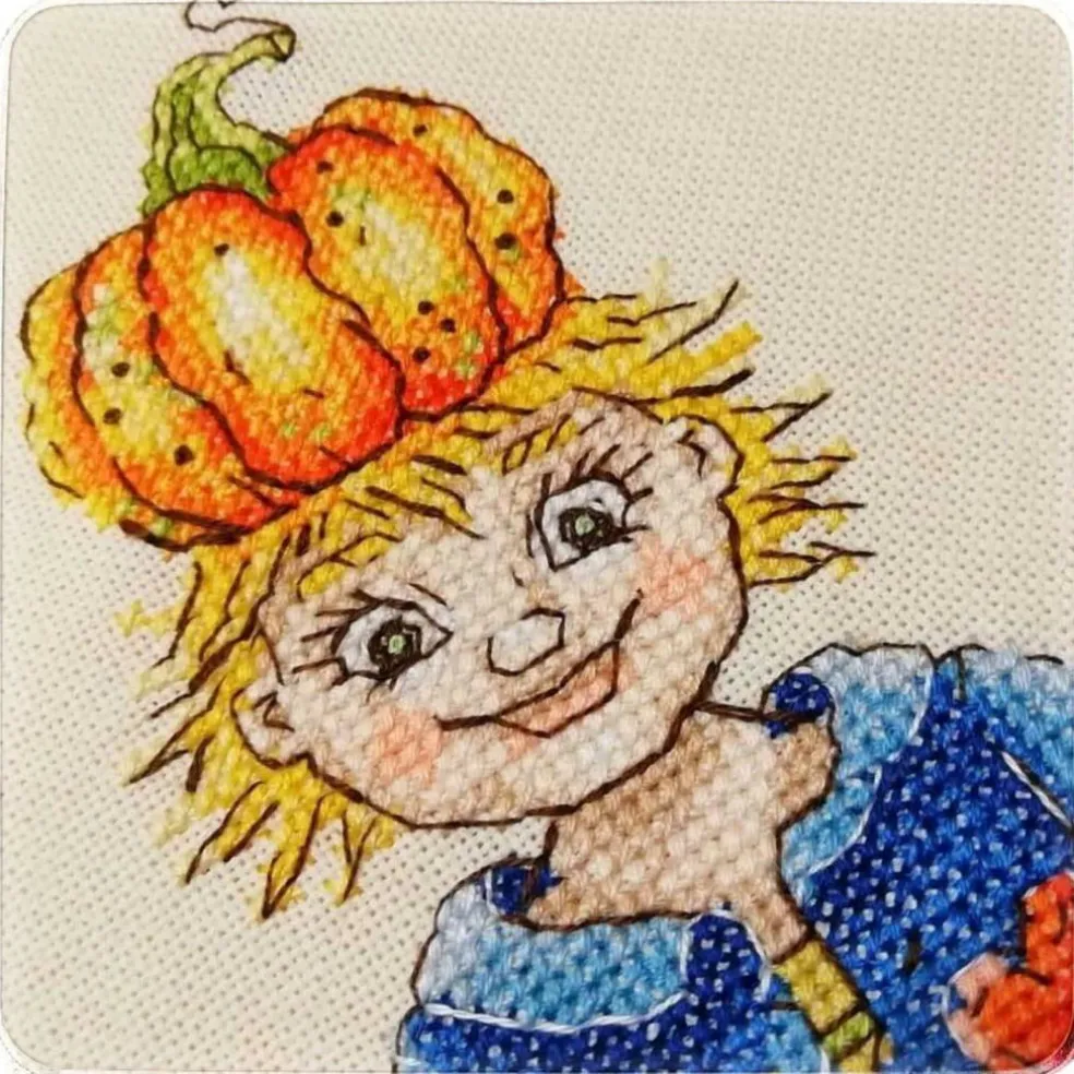 Neocraft Guards Of Pumpkin Cross Stitch Kit