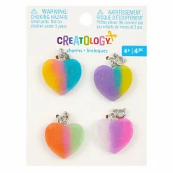 Neon Heart Charm Set by Creatology™