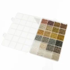8/0 Neutral & Metallic Glass Seed Beads, 10.5oz. by Bead Landing™