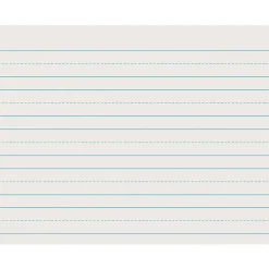 Newsprint Handwriting Paper, Skip-A-Line, Grade 1, 1" x 1/2" x 1/2" Ruled Long, 11" x 8-1/2", 500 Sheets