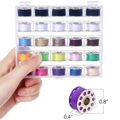 NEX™ 17 Color Cute Sewing Thread With Bobbins Set