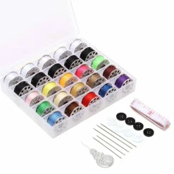 NEX™ 17 Color Cute Sewing Thread With Bobbins Set