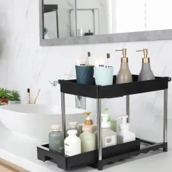 NEXâ„¢ 16" 2-Tier Under Sink Organizer with Sliding Drawer