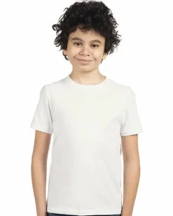 Next Level Youth Cotton Crewneck Short Sleeve T-Shirt Free Shipping