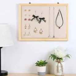 NEX™ Wall-Mounted Jewelry Display Organizer with Stand