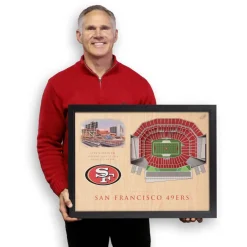 NFL 25 Layer StadiumView Wall Art