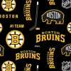 NHL Boston Bruins Allover Cotton Fabric