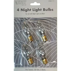 Night Light Lightbulbs (4) - C7 - 5 Watts