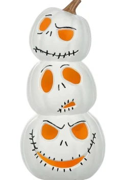 Nightmare Before Christmas Jack Stacked Light Up Pumpkins