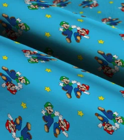 Nintendo® Mario & Luigi High Five Fleece Fabric