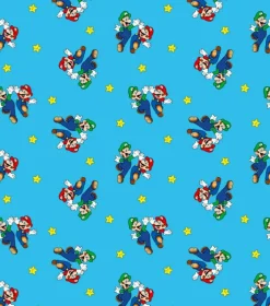 Nintendo® Mario & Luigi High Five Fleece Fabric