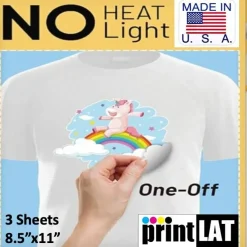NO HEAT Transfer Paper for Light Fabrics 8.5