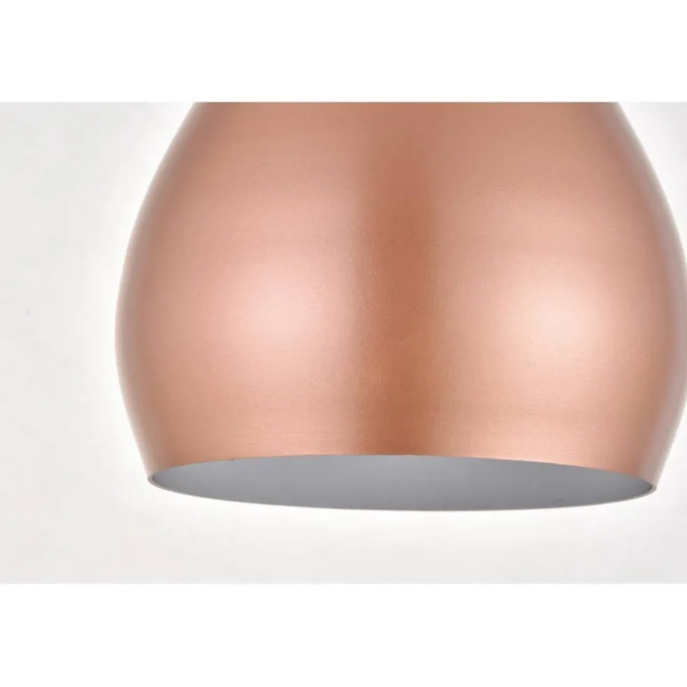 Nora 1 Light honey gold plug-in pendant
