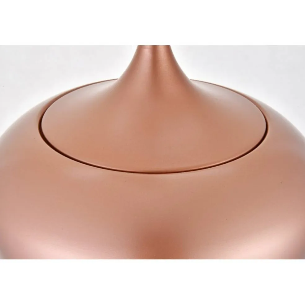 Nora 1 Light honey gold plug-in pendant
