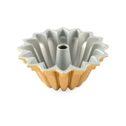 Nordic Ware Cast Aluminum Lotus Bundt Pan, Gold