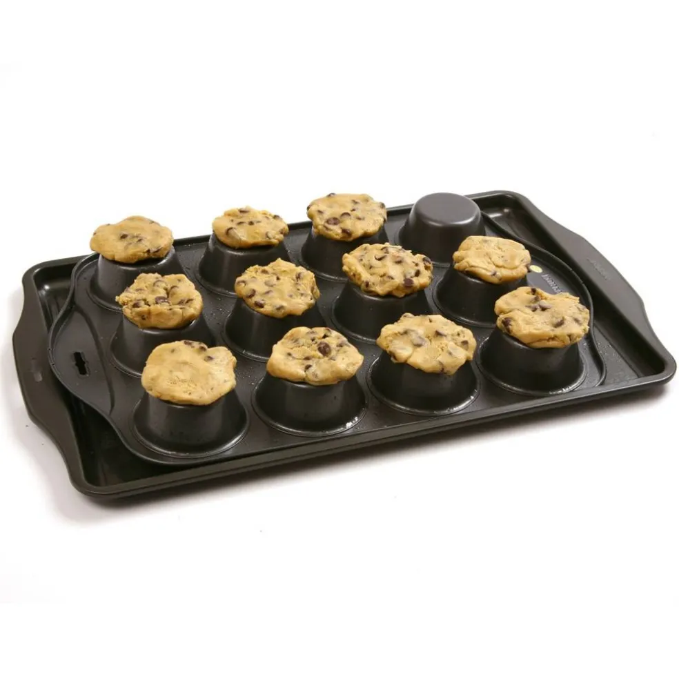 Norpro 12 Cup Nonstick Muffin Pan - Steel Bakeware for Cupcakes and Muffins