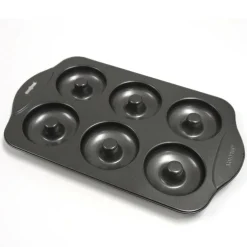 Norpro Donut Pan 3 1/2" Donuts Bake 6 Durable Non-Stick Easy Release