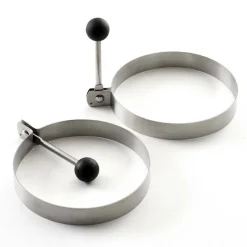 Norpro Egg Pancake Batter Omelet Burger Rings Perfectly Round Set of 2