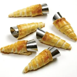 Norpro 6 pc Stainless Steel Pastry Cream Horn Baking Mold Set