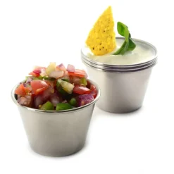 Norpro Stainless Steel Butter and Sauce Cups, Set of 4