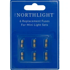 Northlight Replacement Fuses For Mini Christmas Lights - 3 Amps - Set of 6