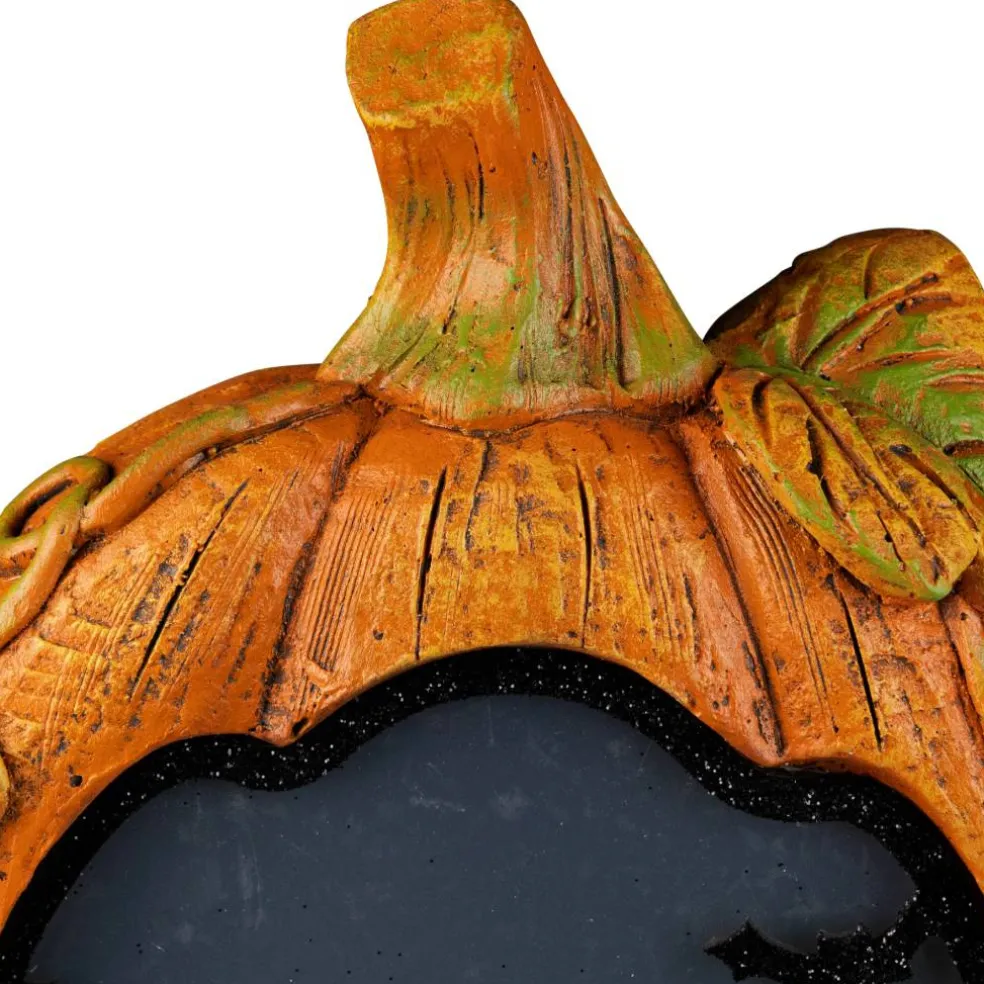 Northlight 13" Witch Stirring Flickering Cauldron Scene Inside Pumpkin Halloween Décor