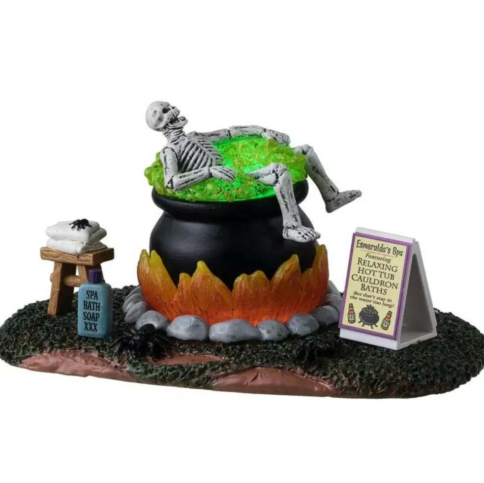 Nothing Like A Hot Bath - Lemax Spooky Town