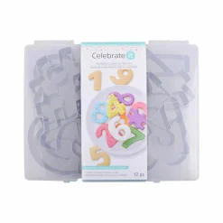 Numbers Stainless Steel Cookie Cutter Set by Celebrate It®