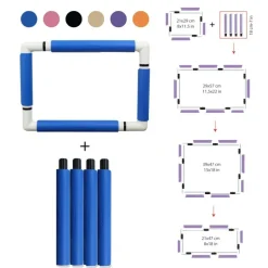 Nurge Embroidery Snap Frame 270-3 Blue