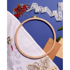 Nurge 16mm Screwed Wooden Embroidery Hoop