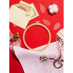 Nurge 8mm Screwed Wooden Embroidery Hoop