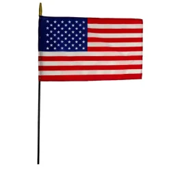 Nylon U.S. Classroom Flag, 12" x 18"