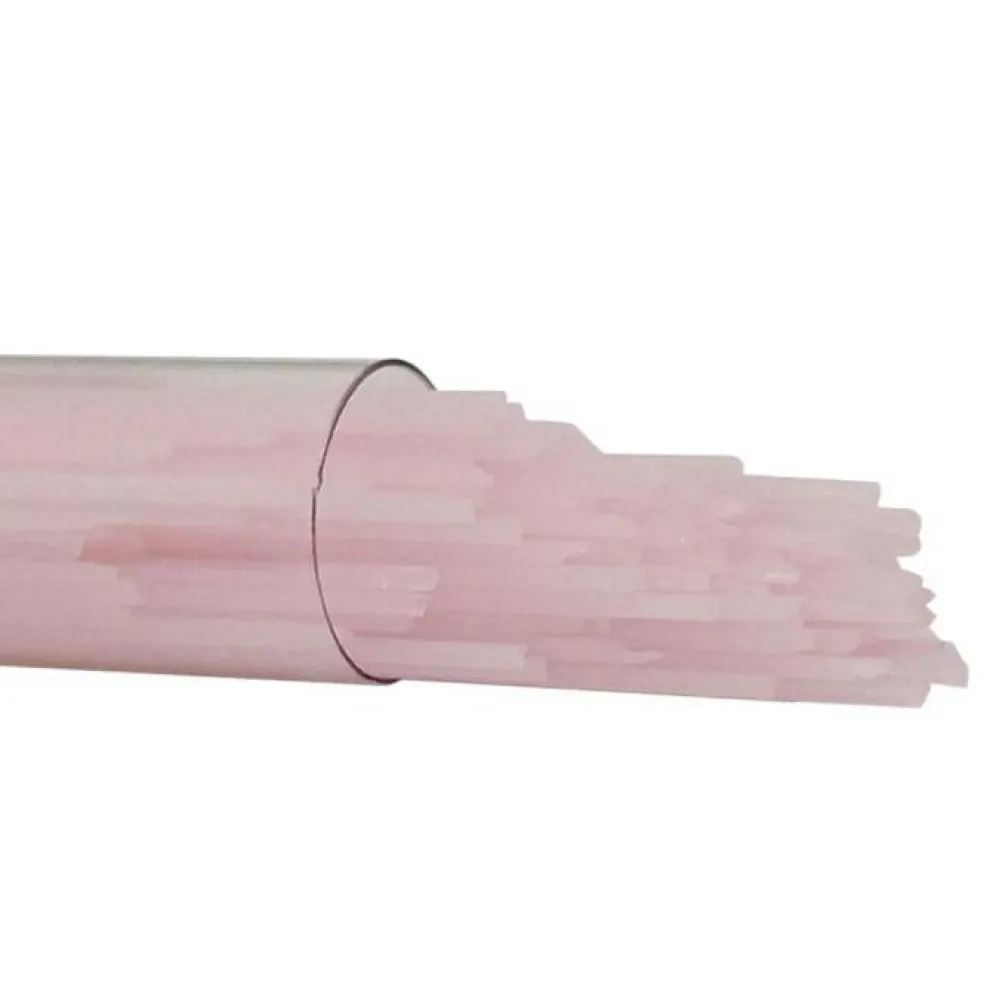 Oceanside Stringers Approx.1/25"DIA.x17"L. Pink Opal 5OZ. Tube 96 COE