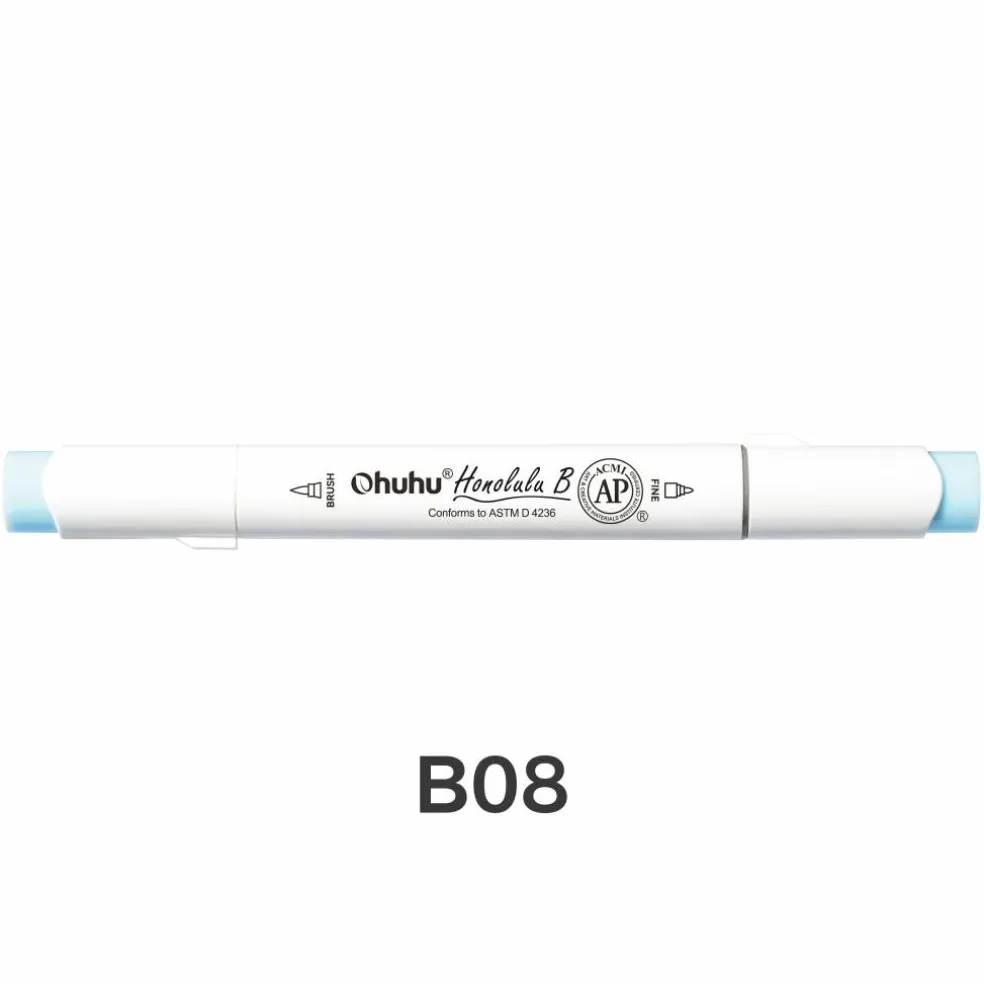Ohuhu® Honolulu B Brush & Fine Dual Tip Marker