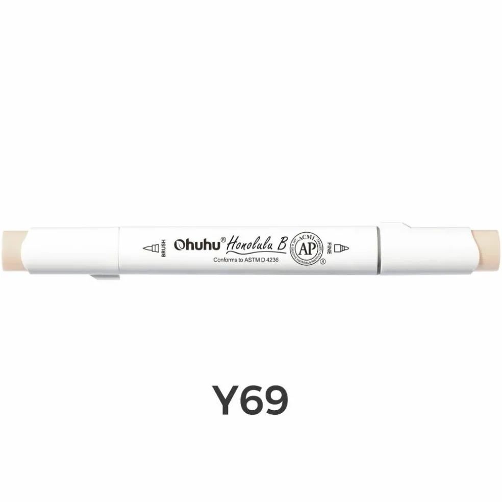 Ohuhu® Honolulu B Brush & Fine Dual Tip Marker