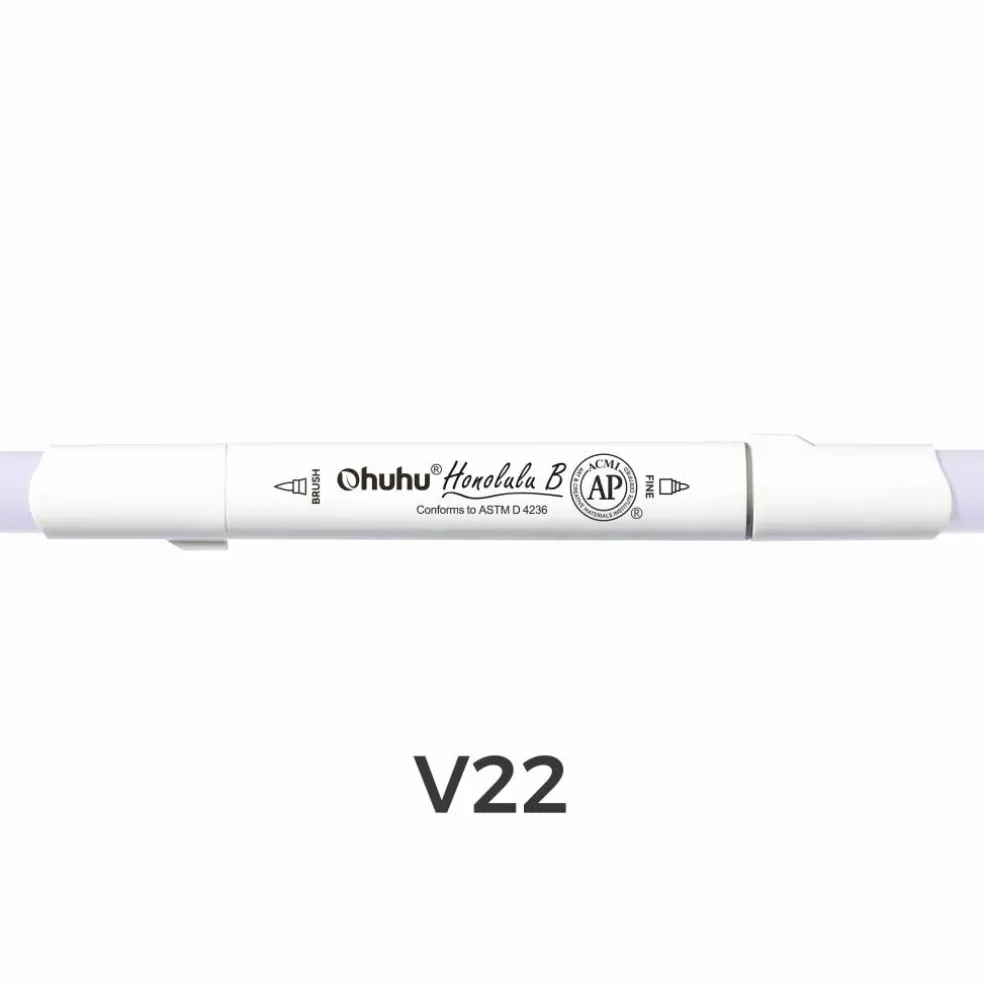 Ohuhu® Honolulu B Brush & Fine Dual Tip Marker