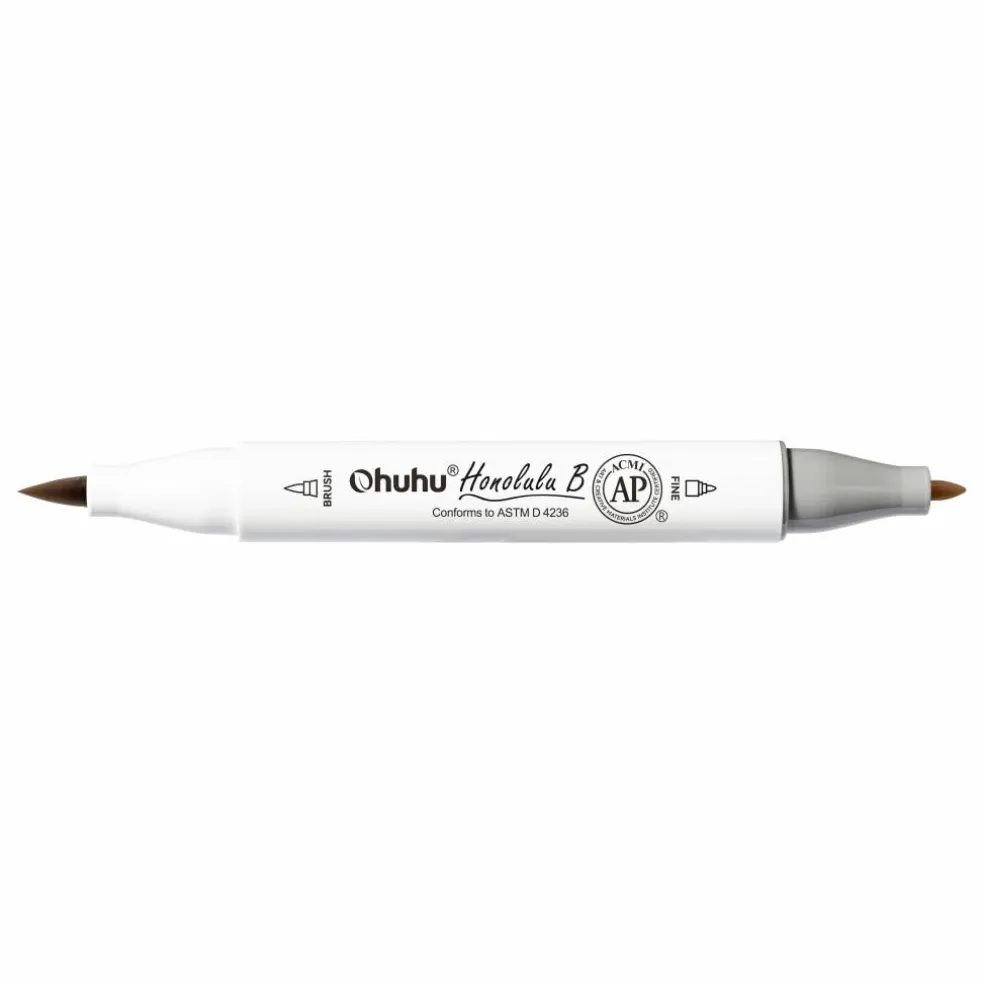 Ohuhu® Honolulu B Brush & Fine Dual Tip Marker