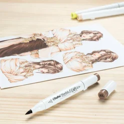 Ohuhu® Honolulu B Brush & Fine Dual Tip Marker