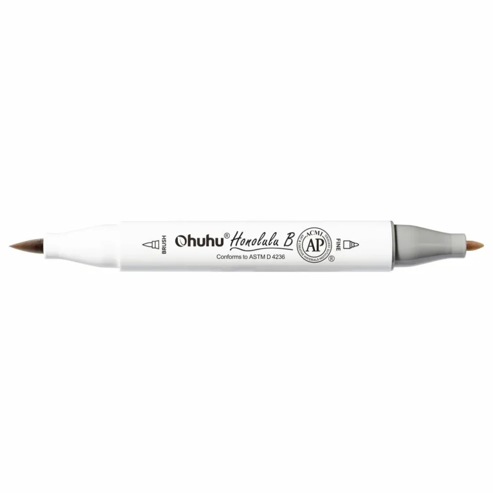 Ohuhu® Honolulu B Brush & Fine Dual Tip Marker